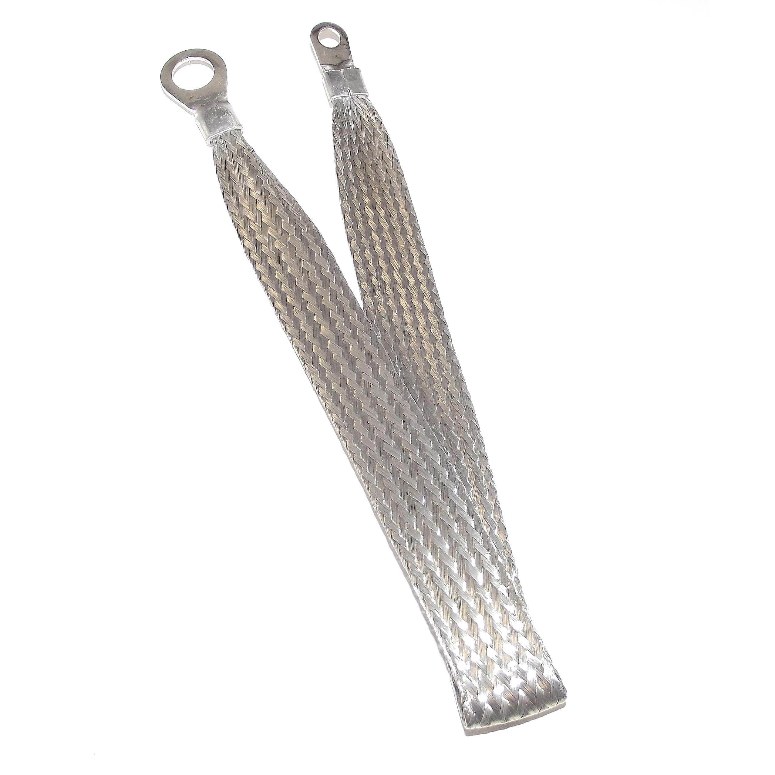 Ground Strap 12"X3/4" (1/4X1/2)