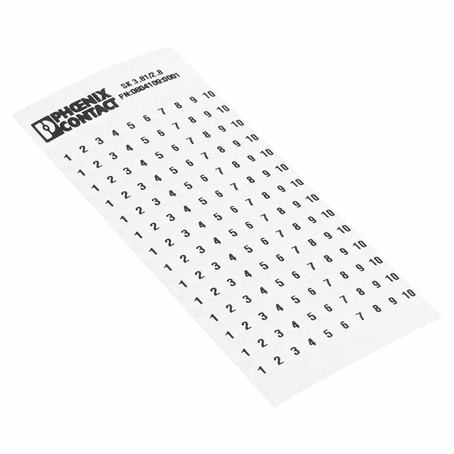 ADHESIVE MARKER CARD 1-10