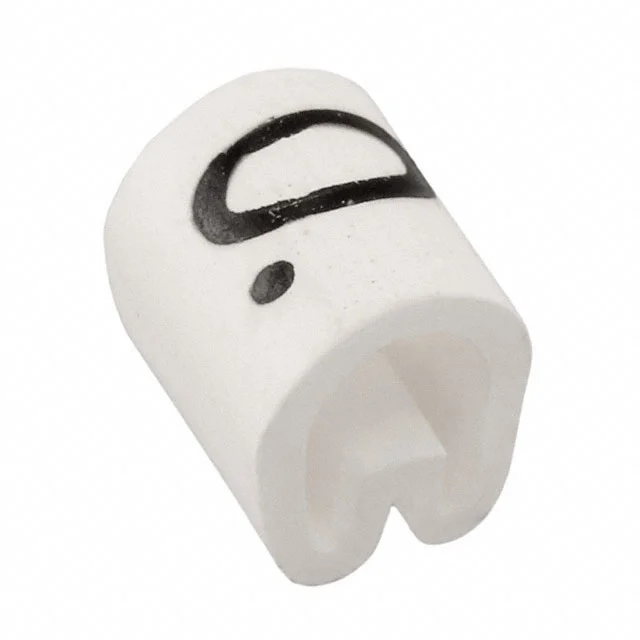 WIRE MARKER PUSH ON 4.5MM WHITE