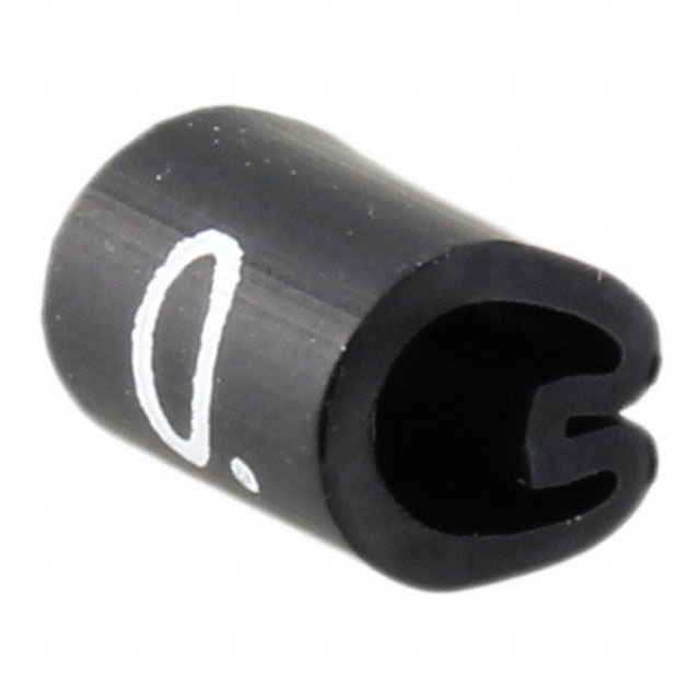 WIRE MARKER PUSH ON 4.5MM BLACK