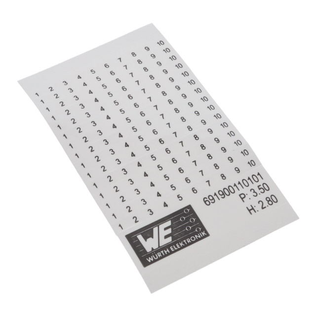 ADHESIVE MARKER CARD HORIZONTAL