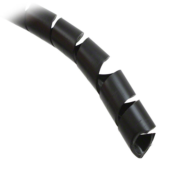 SPIRAL WRAP 0.376" X 25' BLACK