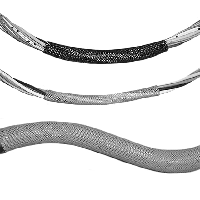 SLEEVING 0.118"  BLK/WHT METER