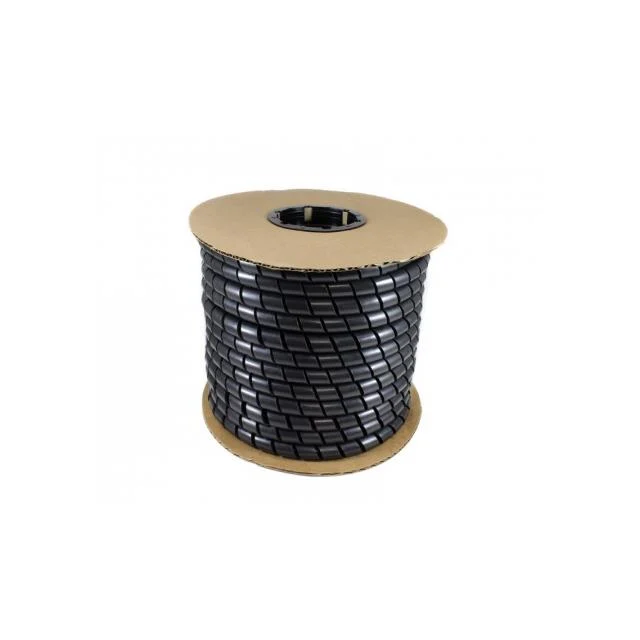 Spiral Wrap 3/8"X100'BLK