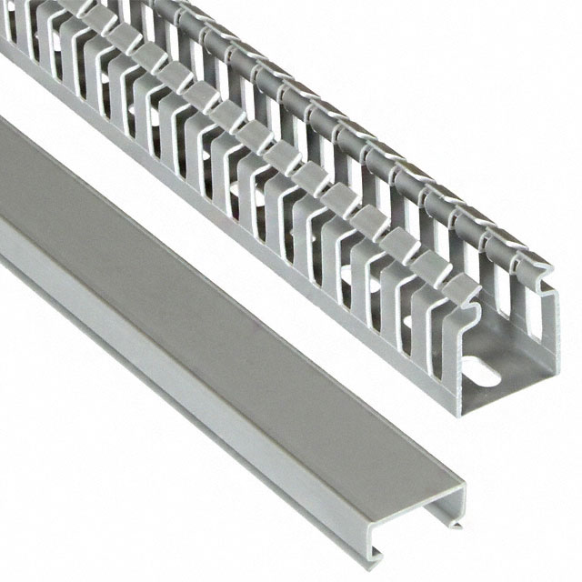 WIRE DUCT SOLID 2PC RIVET 6.56'