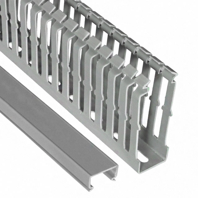 WIRE DUCT SOLID 2PC RIVET 6.56'