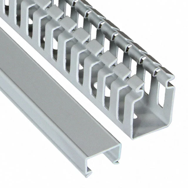 WIRE DUCT SOLID 2PC RIVET 6.56'