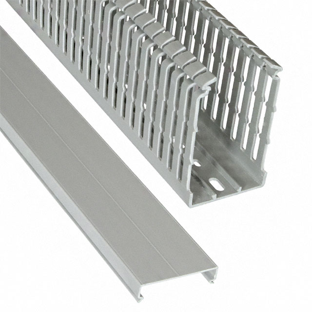 WIRE DUCT SOLID 2PC RIVET 6.56'