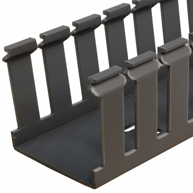 WIRE DUCT SLOTTED SCREW 6' GRAY