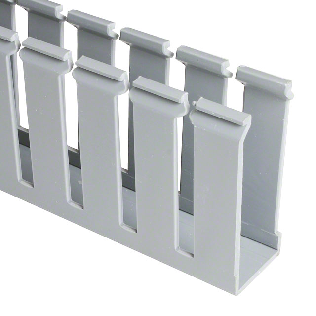 WIRE DUCT SLOTTED SCREW 6' GRAY