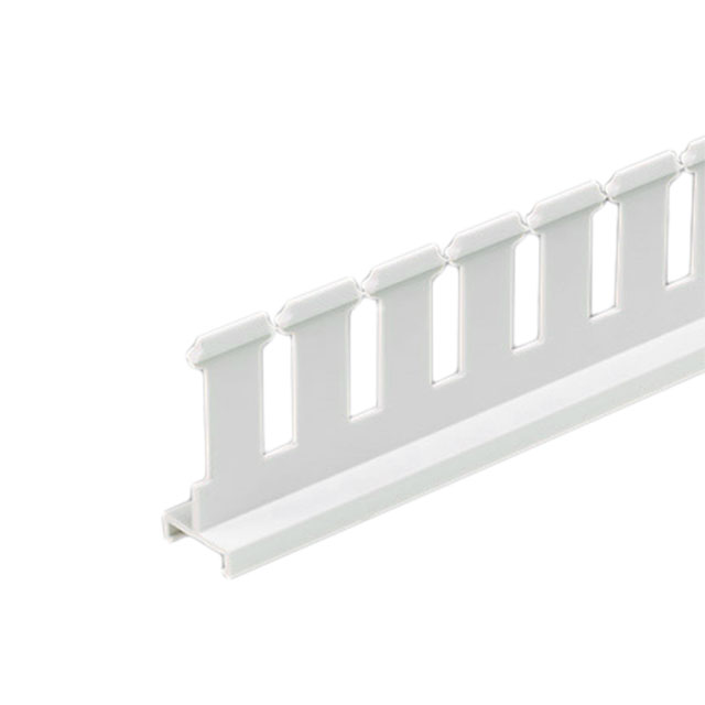 SLOTTED DUCT DIVIDER PVC 4" X 6'