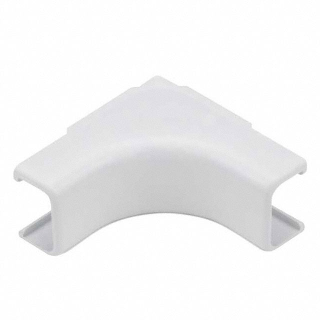 3/4" INT CRNR CVR 1" BEND WHITE