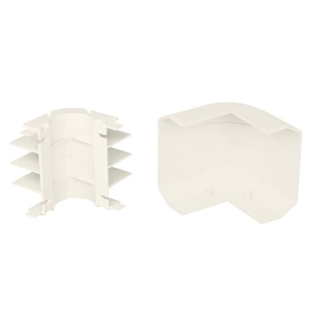 FITTING BRKT OUTSIDE CORNER WHT