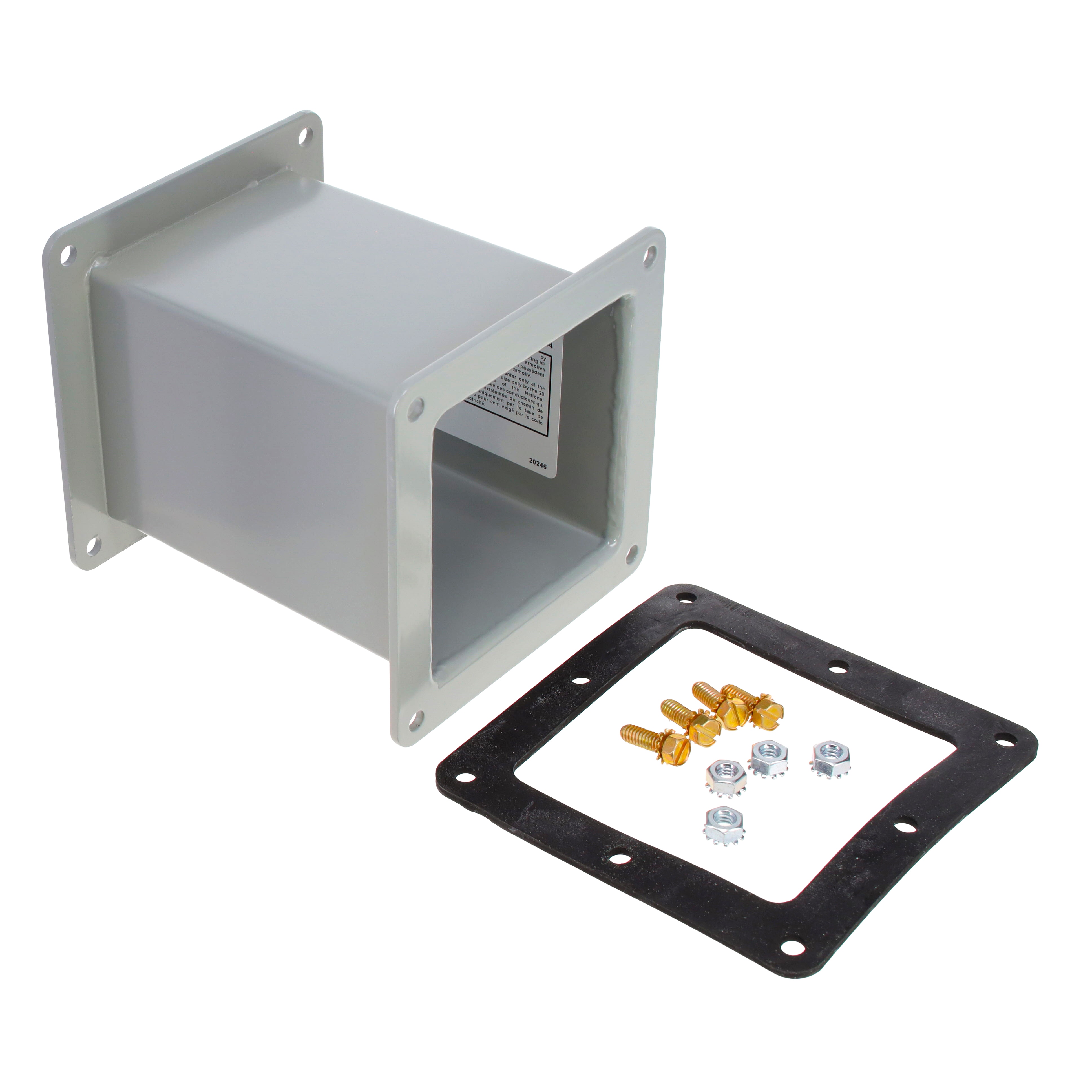 WIREWAY 6" NIPPLE 4X4"