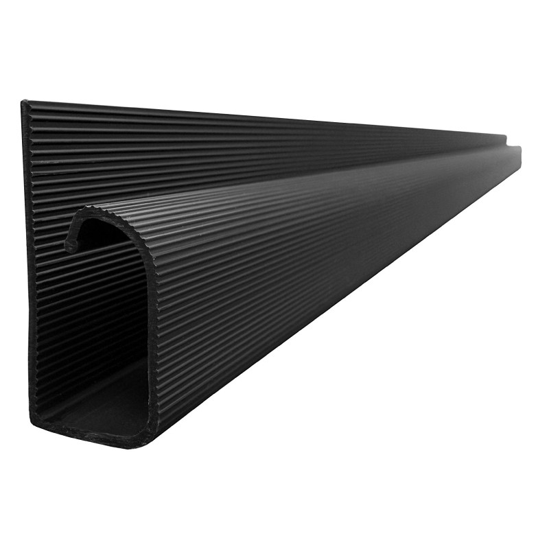 J-Channel Cable Raceway 48"L BK J-Channel Cable Raceway 48"L BK