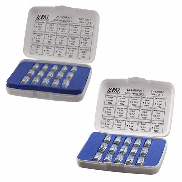 CAP KIT THIN FILM 0.1-22PF 600PC