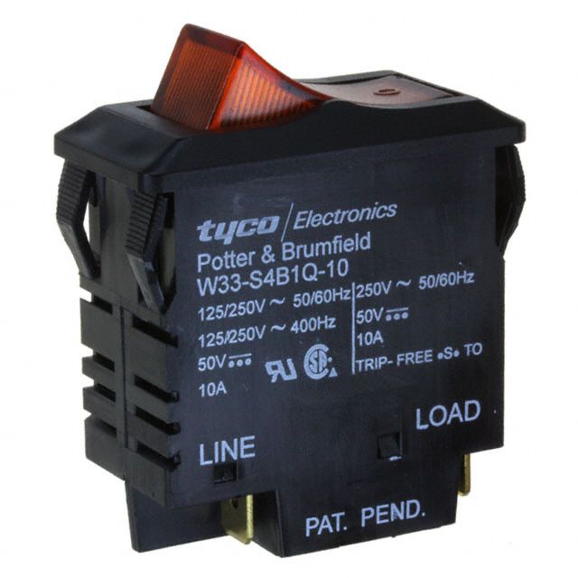 CIR BRKR THRM 10A 250VAC 50VDC CIR BRKR THRM 10A 250VAC 50VDC