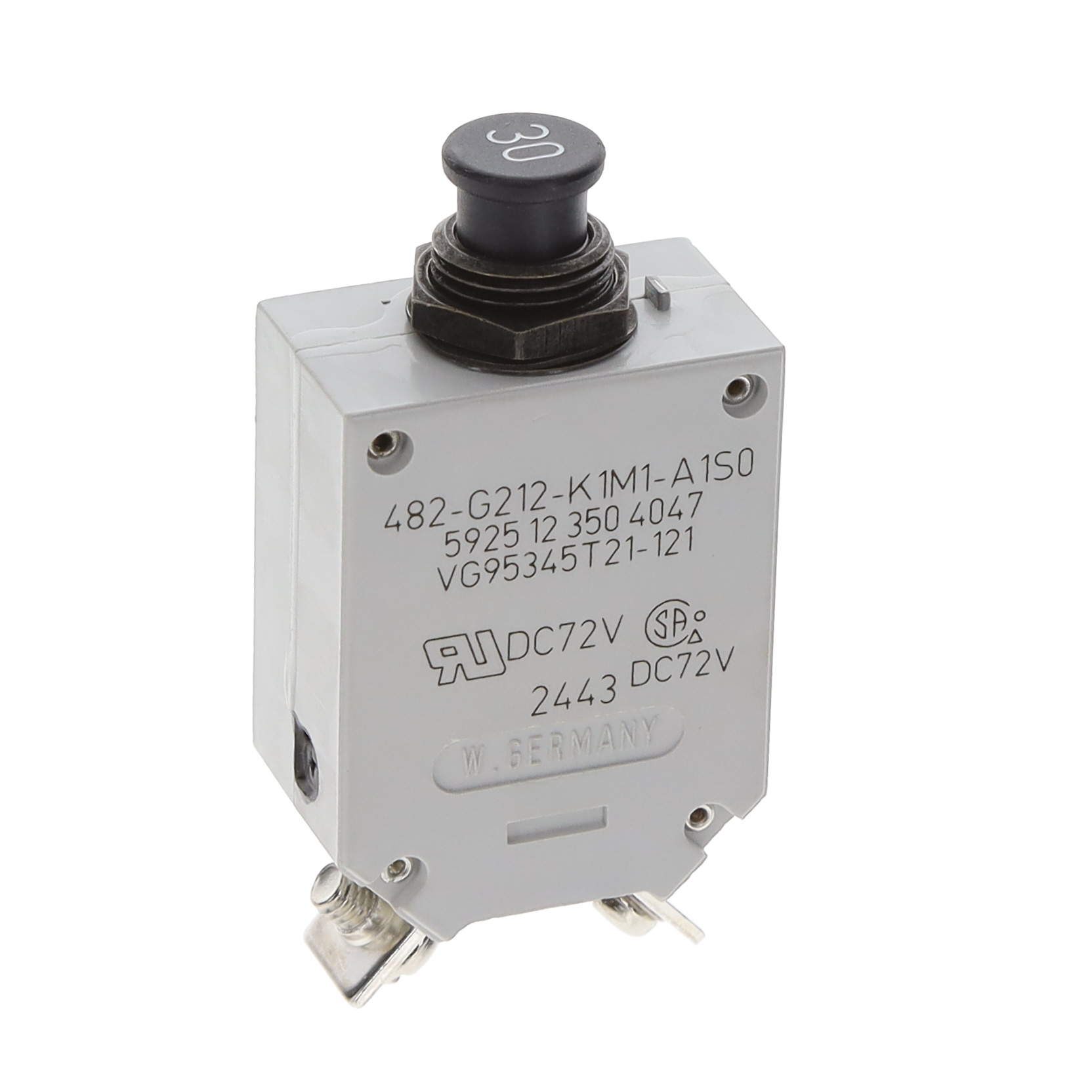 CIR BRKR THRM 30A 115VAC 28VDC