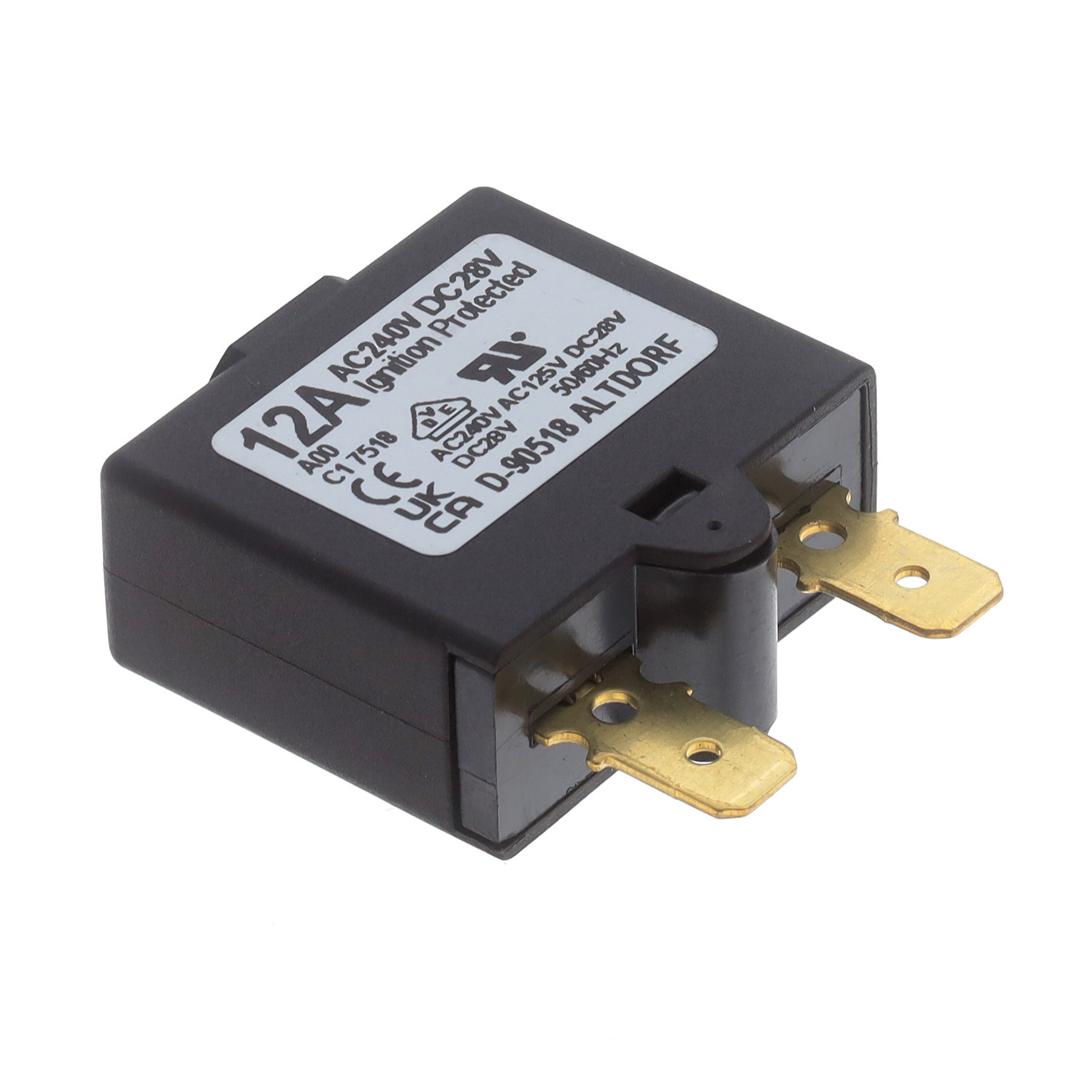 CIR BRKR THRM 12A 240VAC 28VDC CIR BRKR THRM 12A 240VAC 28VDC