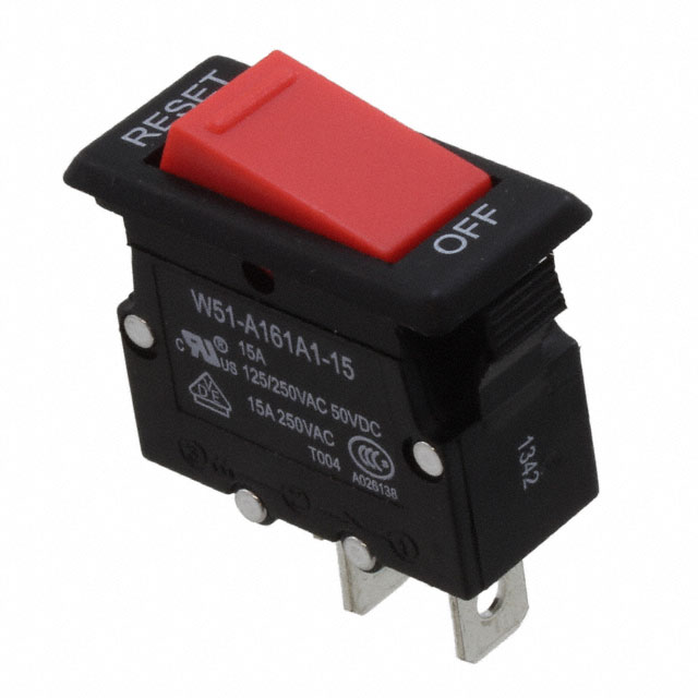 CIR BRKR THRM 15A 125VAC 50VDC CIR BRKR THRM 15A 125VAC 50VDC