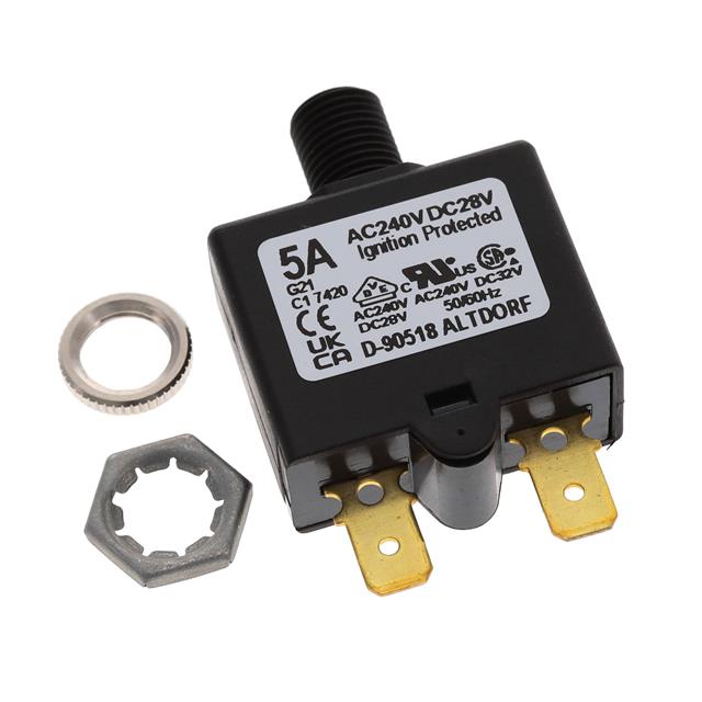 CIR BRKR THRM 5A 240VAC/28VDC