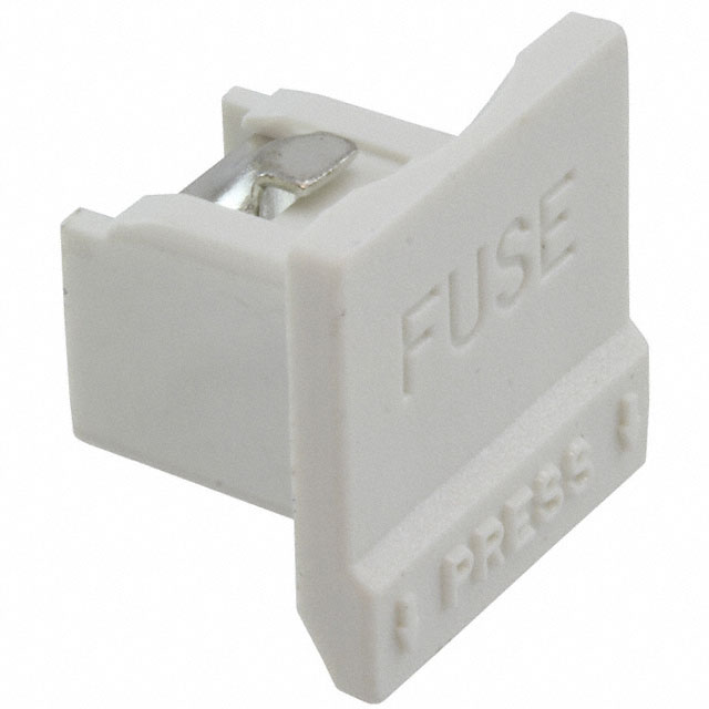 FUSEHOLDER CAP WHITE 348 SERIES