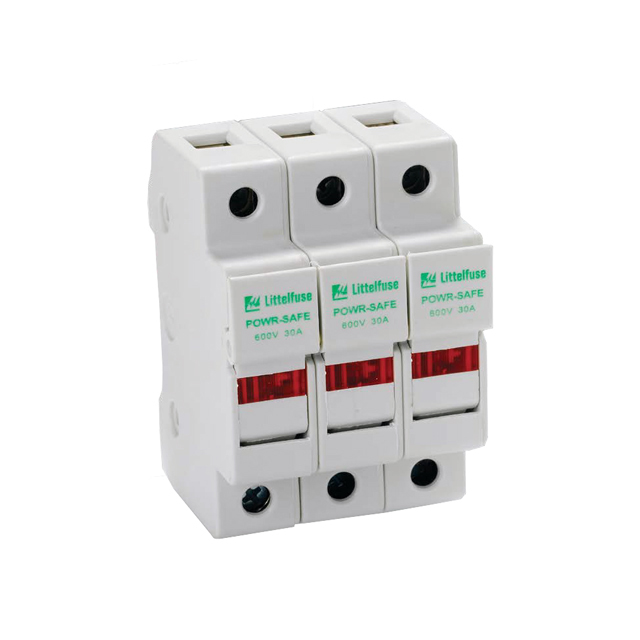 FUSE HLDR CART 600V 30A DIN RAIL
