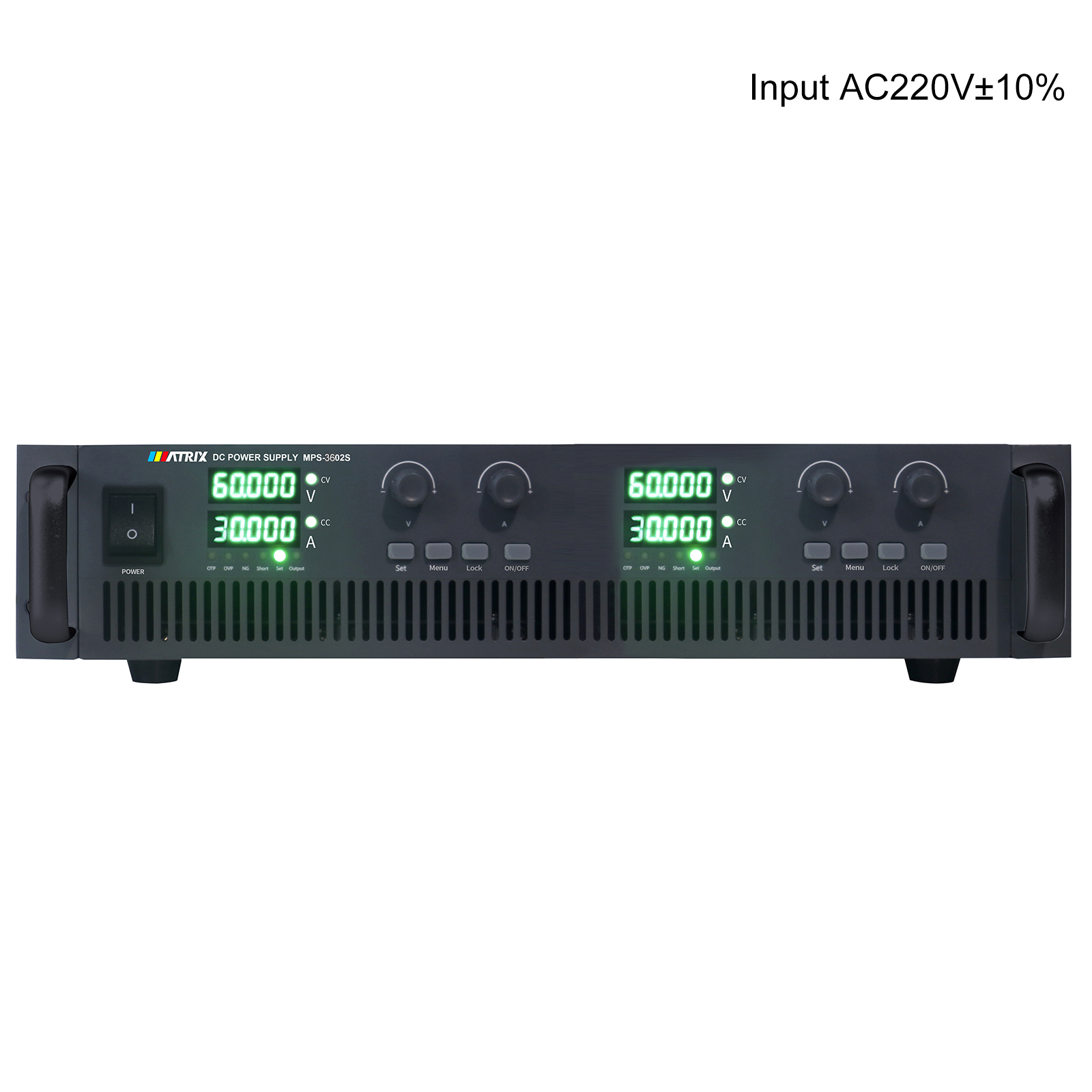 100V 36A, 3600W*2, Input 240VAC