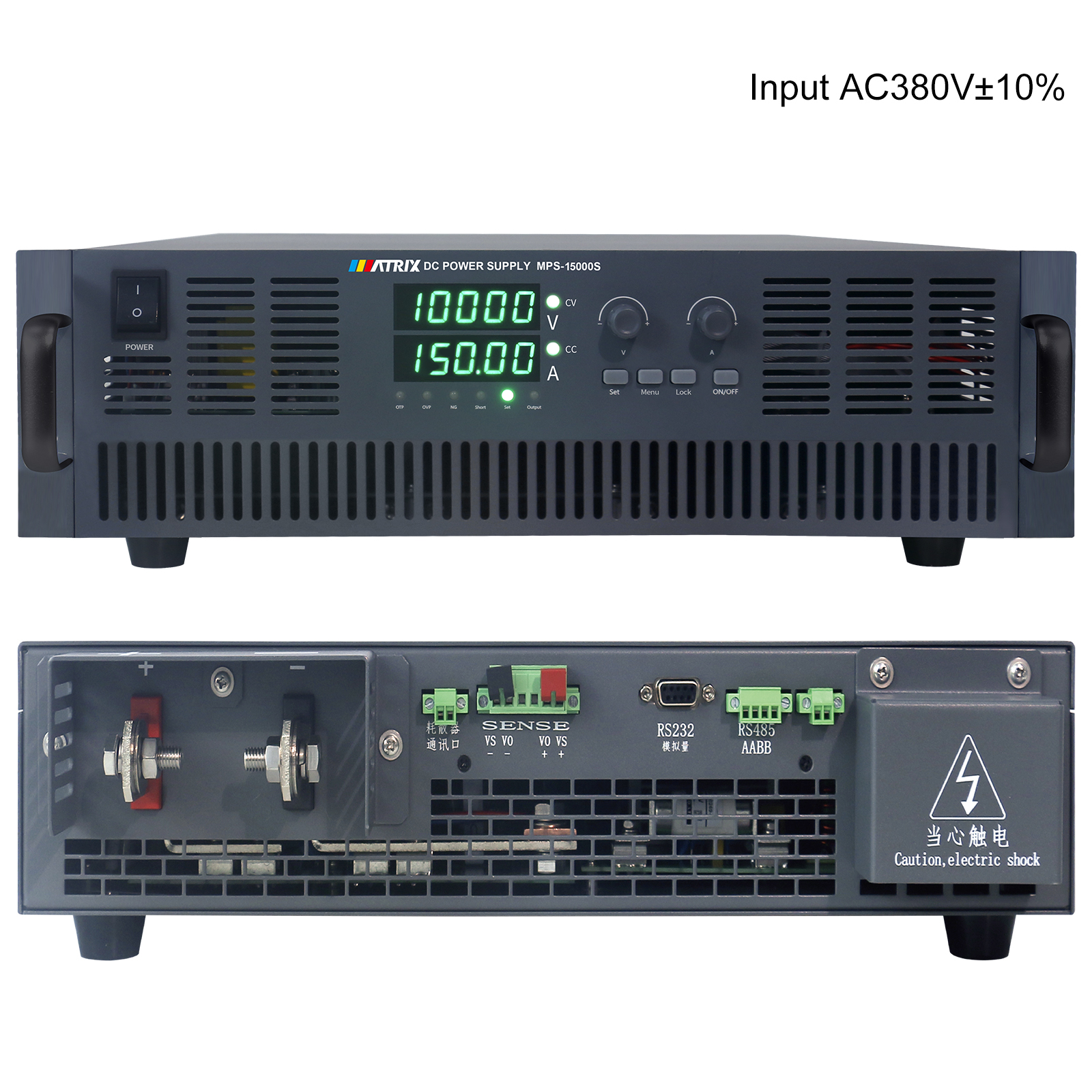 60V 250A, 15KW, Input 342~418VAC 60V 250A, 15KW, Input 342~418VAC