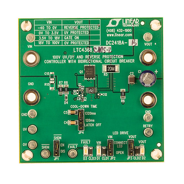 EVAL BOARD FOR LTC4368-2
