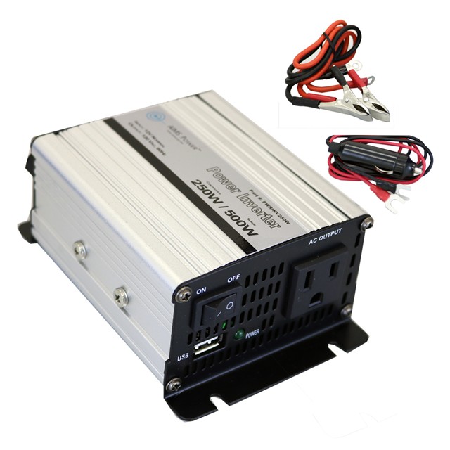 250 WATT POWER INVERTER W/ USB 250 WATT POWER INVERTER W/ USB
