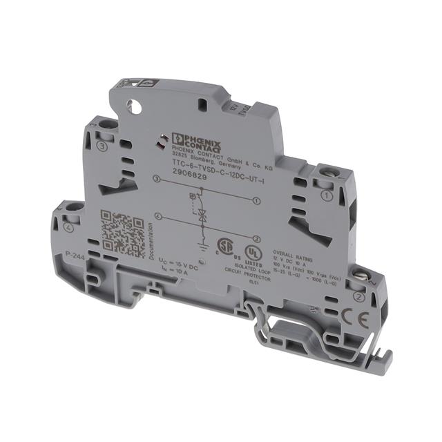 SPD 10VAC/15VDC MCOV 1 POLE