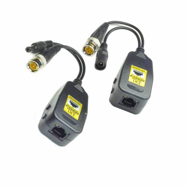 VIDEO BALUN RJ45 JK-BNC PL+DC VIDEO BALUN RJ45 JK-BNC PL+DC