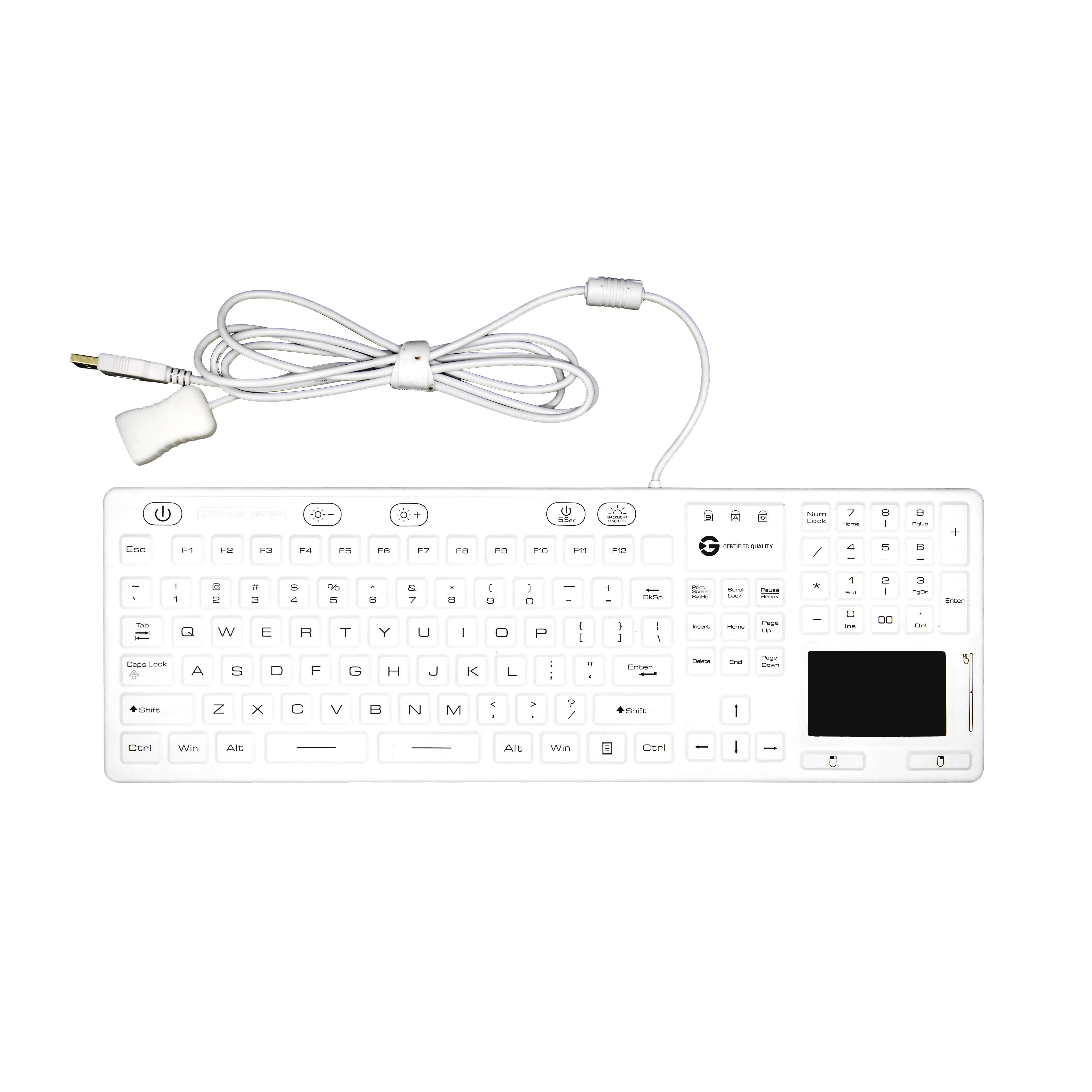 SILICONE KEYBOARD WITH TOUCHPAD SILICONE KEYBOARD WITH TOUCHPAD