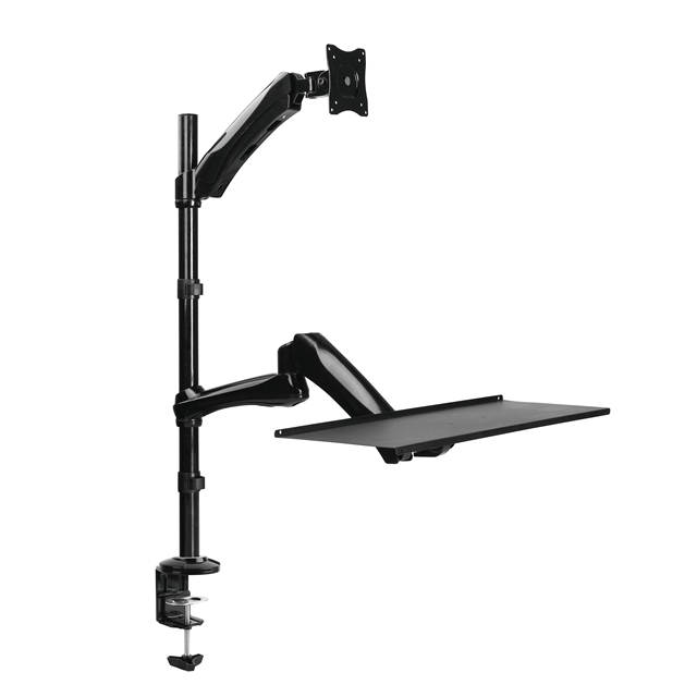 Desk Mount with Keyboard Holder Desk Mount with Keyboard Holder