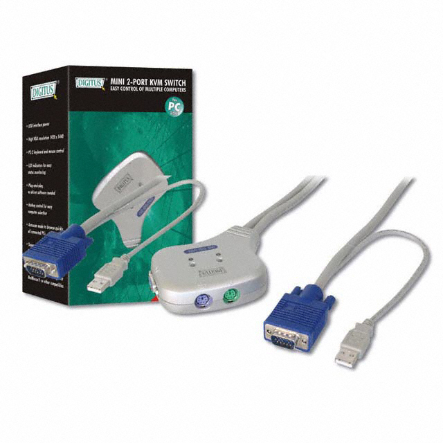 POCKET KVM SWITCH PS/2 2-PORT