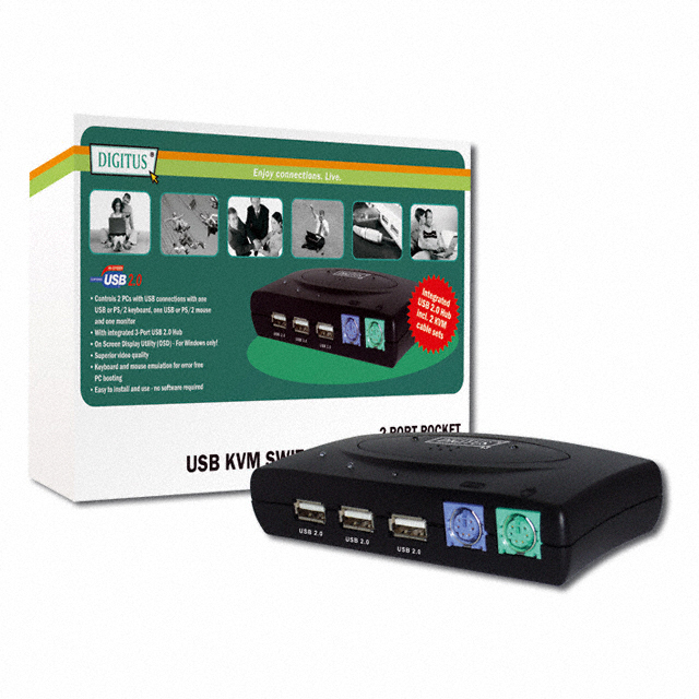 KVM SWITCH 1USER 2PC-S USB/PS2 KVM SWITCH 1USER 2PC-S USB/PS2