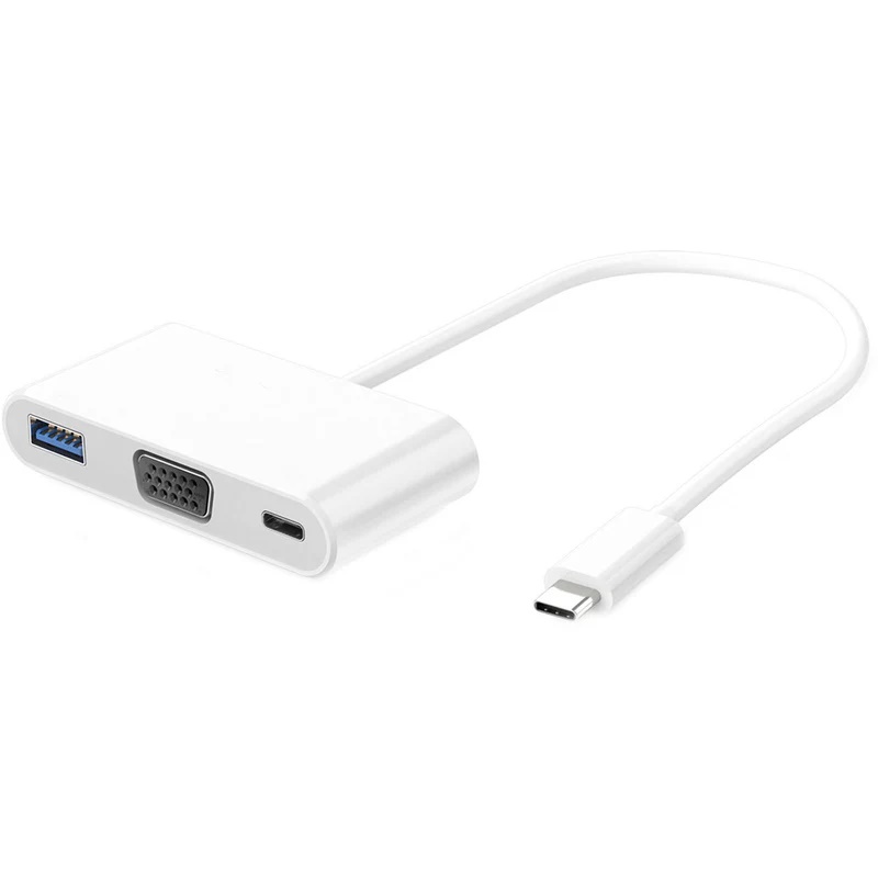 3-in-1 USB-C VGA USB 3.0 Hub