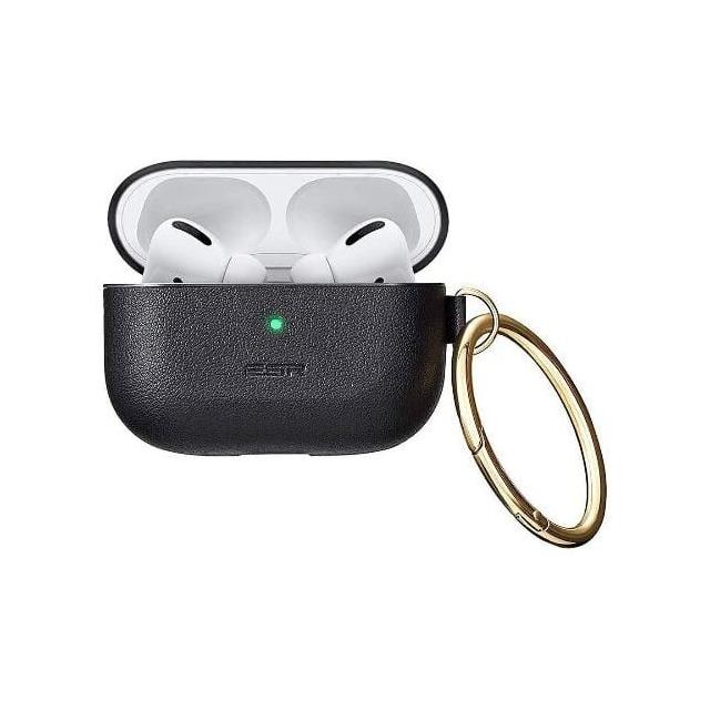 BLACK FAUX LEATHER AIRPODS PRO C BLACK FAUX LEATHER AIRPODS PRO C