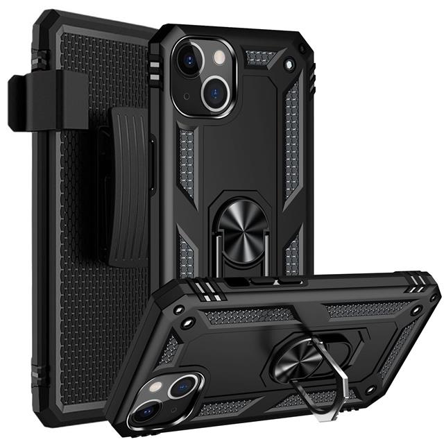 BLACK IPHONE 13 CASE - KICKSTAND BLACK IPHONE 13 CASE - KICKSTAND