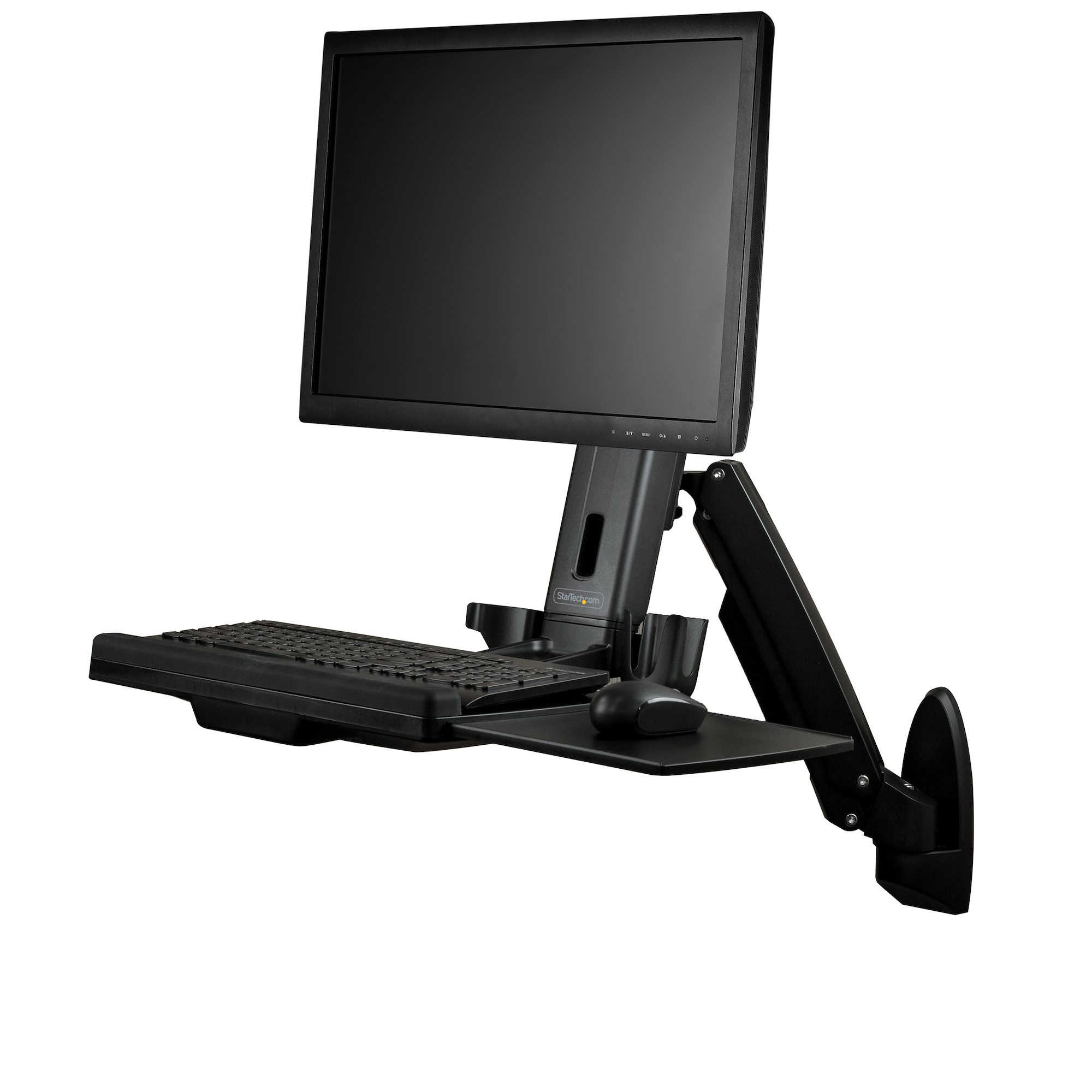 WALL MOUNTED SIT STAND DESK - HE