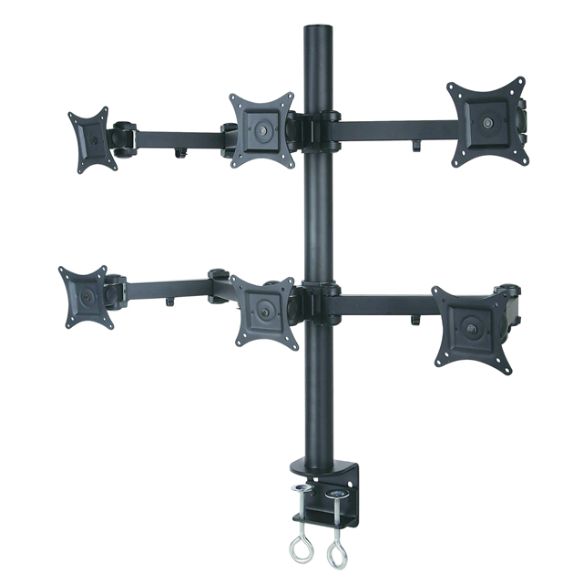 Desk Mount for 6 Monitors Desk Mount for 6 Monitors