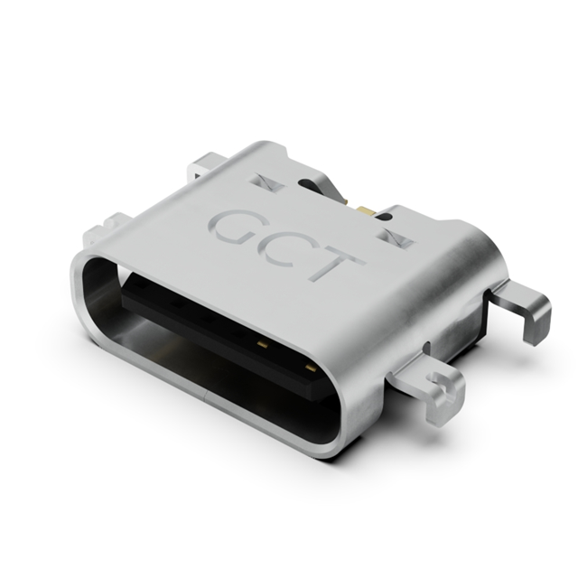 USB C REC 6P SMT MID MNT 1.6MM O