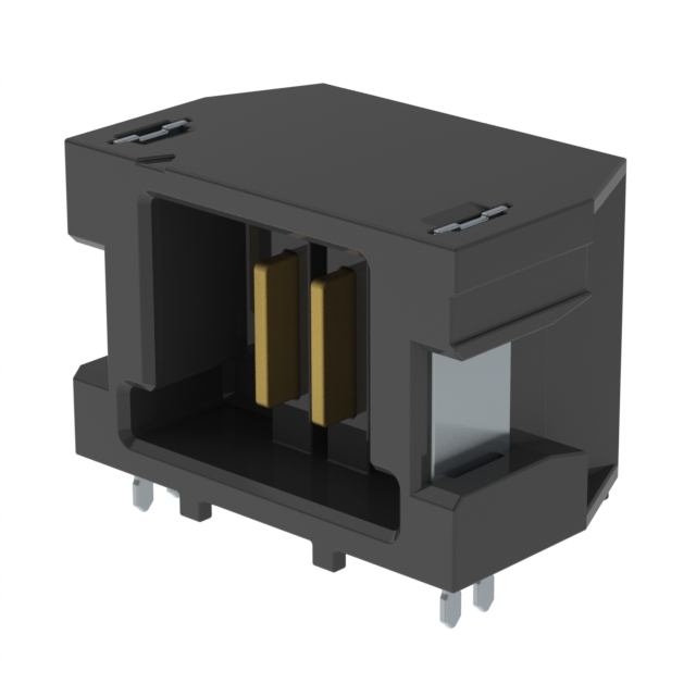 CONN HDR 2POS 2.00MM R/A SLDR