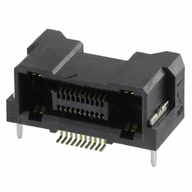 CONN RCPT 20POS R/A SMD GOLD