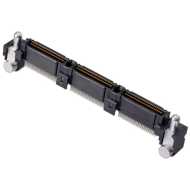 CONN HDR 156POS R/A GOLD