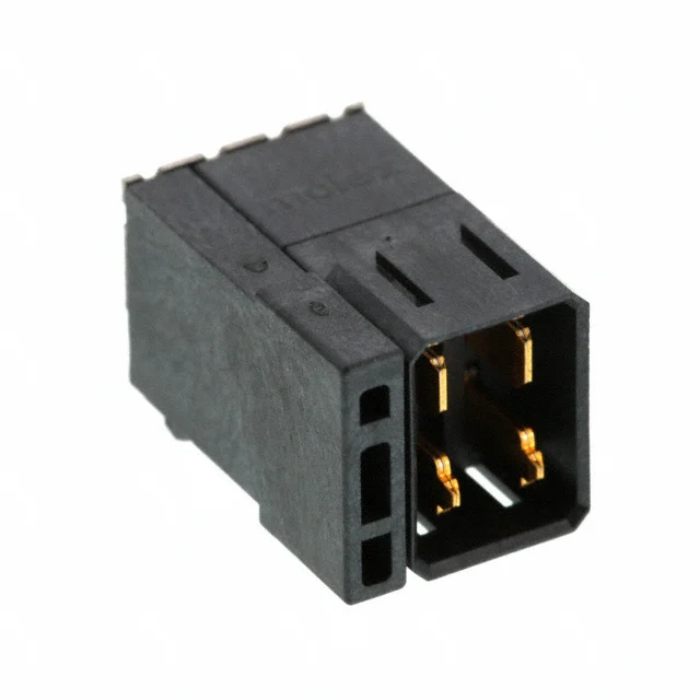 CONN HEADER IMPACT 4POS EDGE MNT