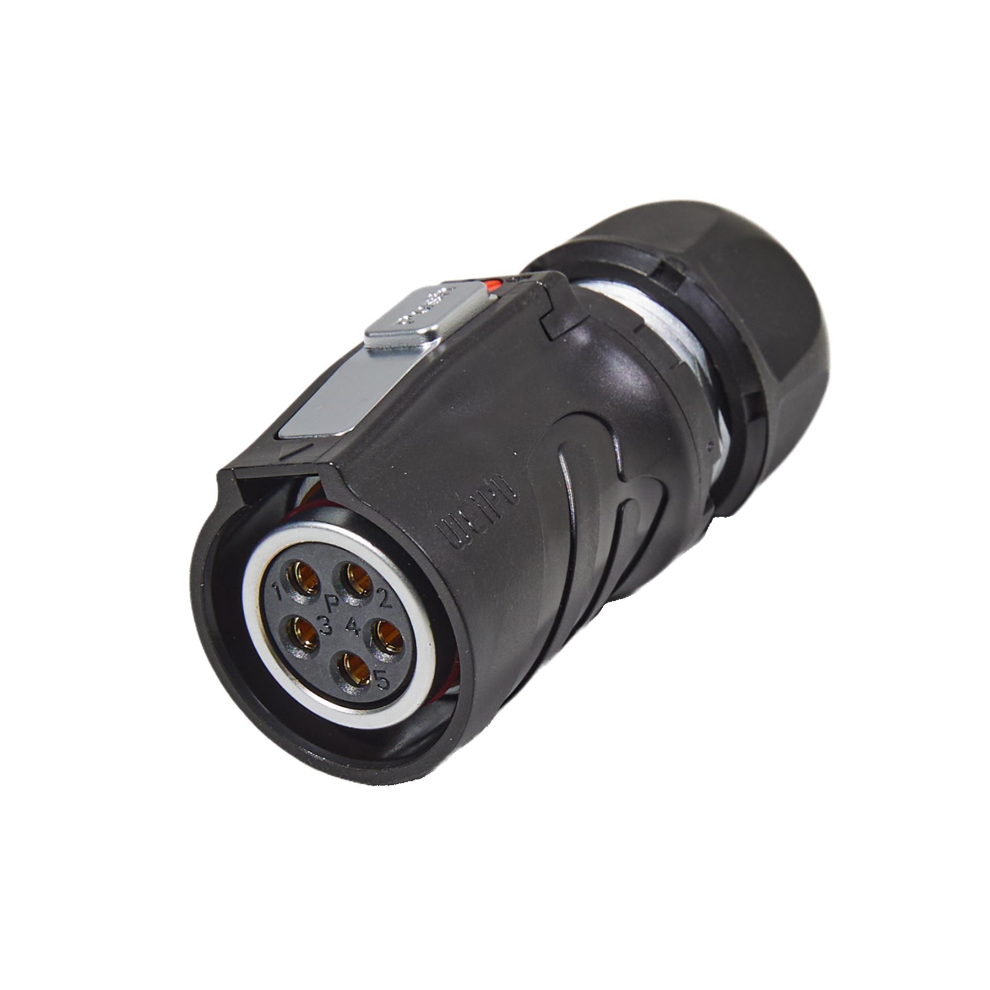 CONN PLUG FEMALE 5P SOLDER