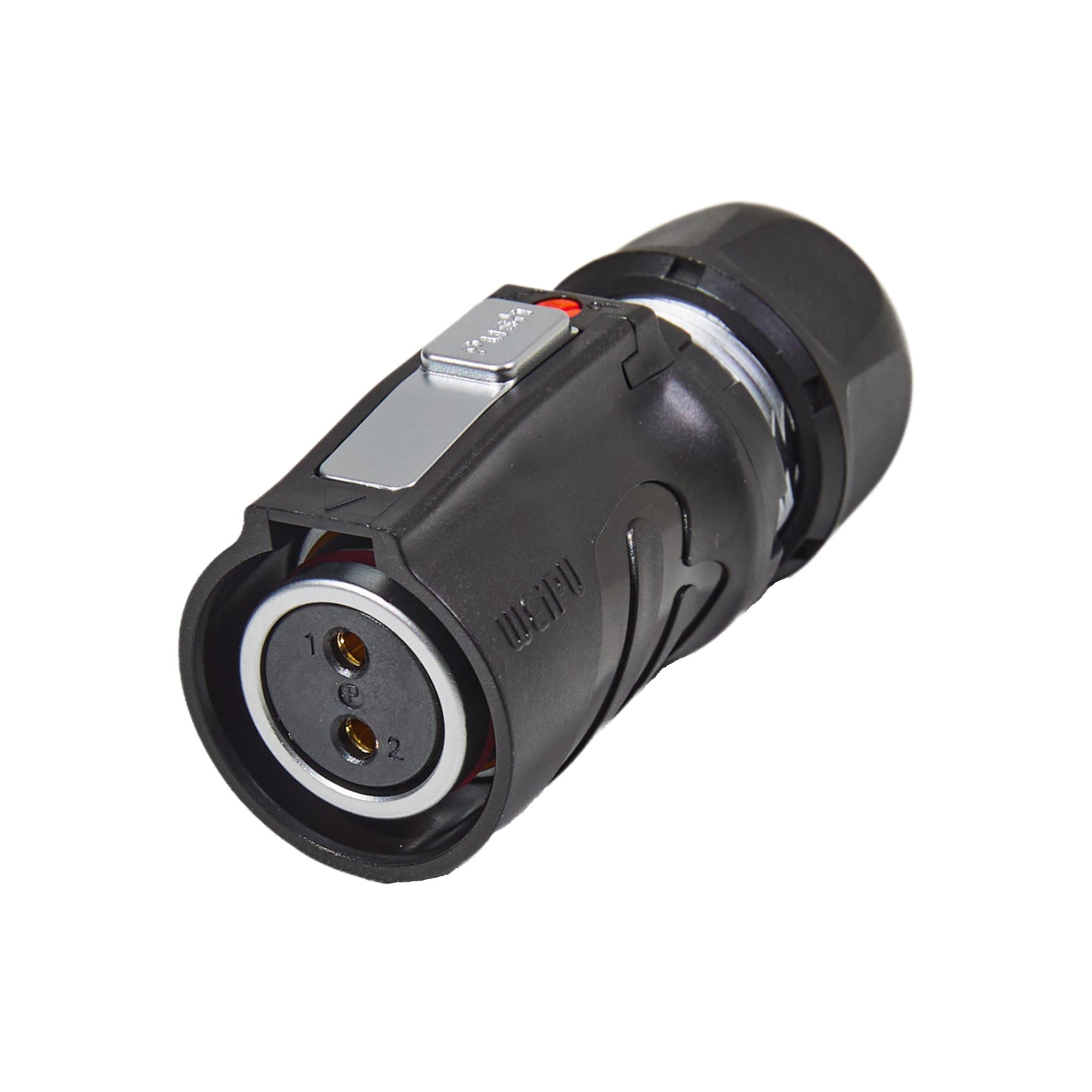 CONN PLUG FEMALE 2P SOLDER