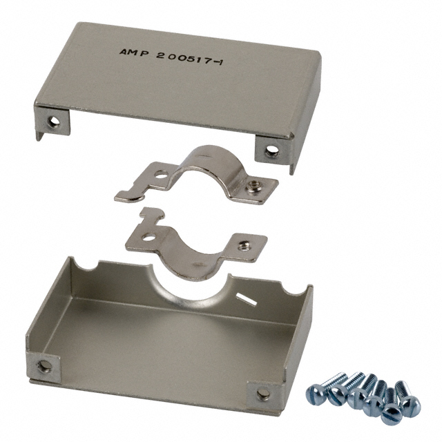 CONN SHIELD 34POS 2PC SHORT ALUM